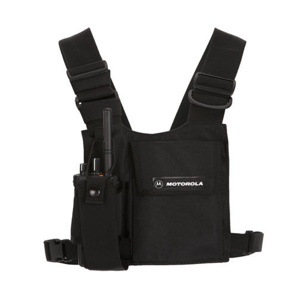 Universal Chest Pack with Radio Holder, Pen Holder & Velcro Secured Pocket