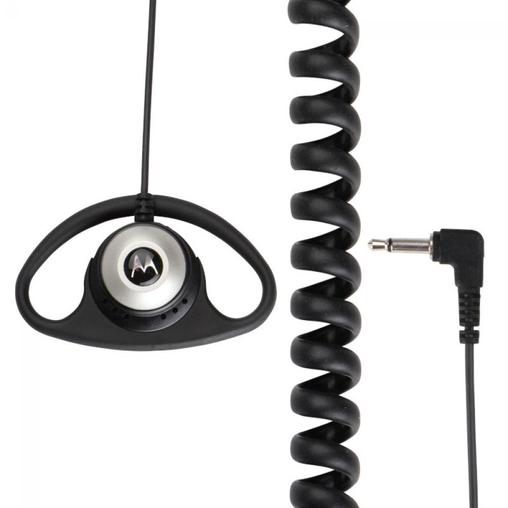 Receive Only D- Shell Earpiece for Remote Speaker Microphone Only 3.5mm Adaptor