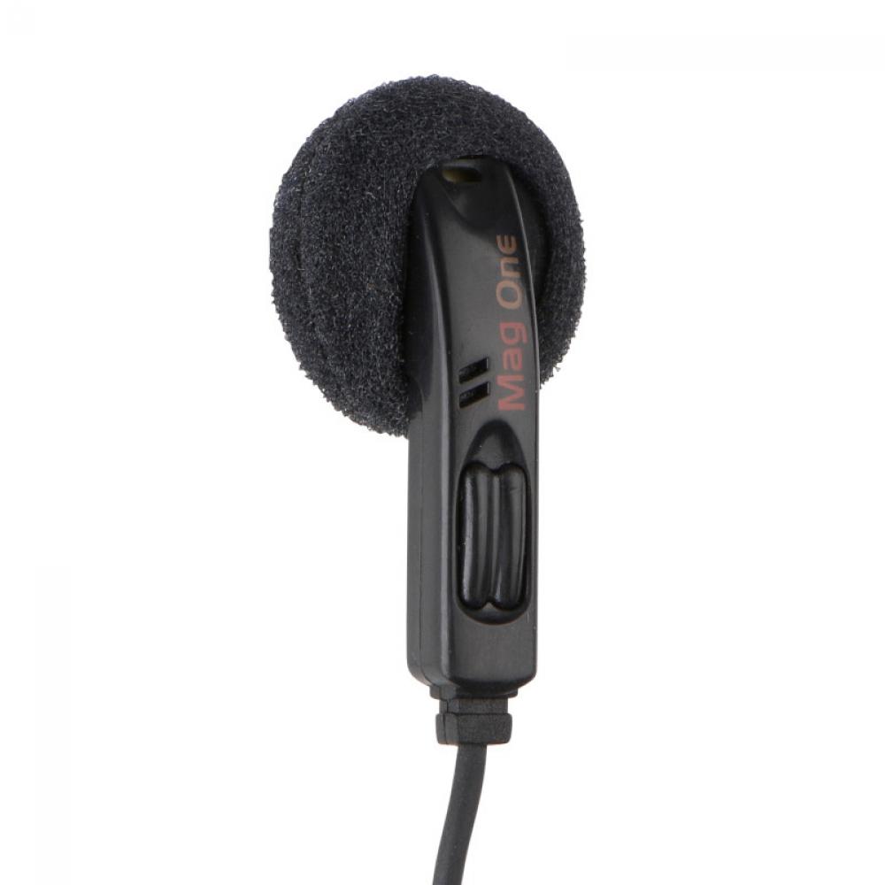 Earbud with In-Line Mic/PTT/VOX Switch (Mag One)