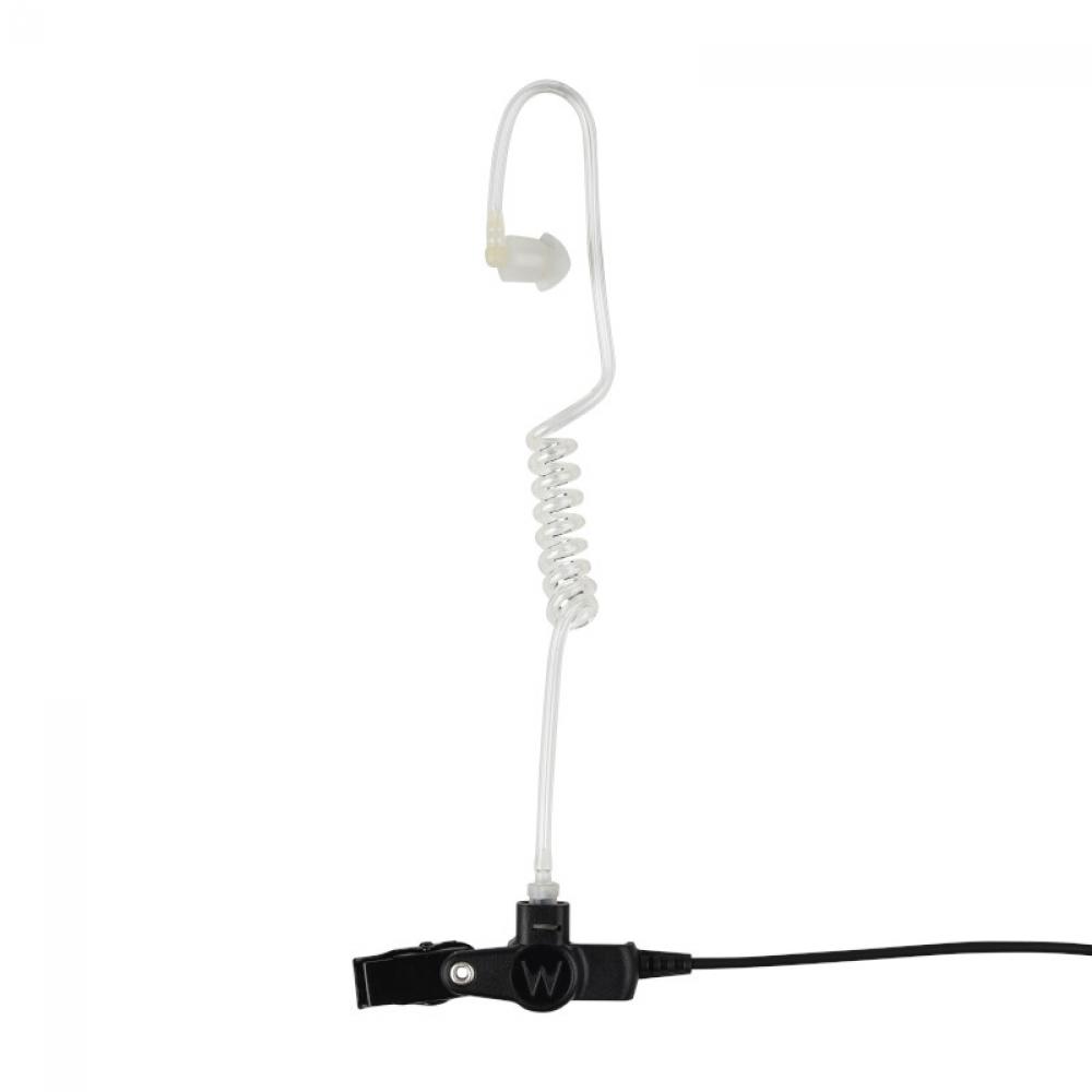 2-Wire Surveillance Kit with Quick Disconnect Acoustic Tube, Black (OTTO)