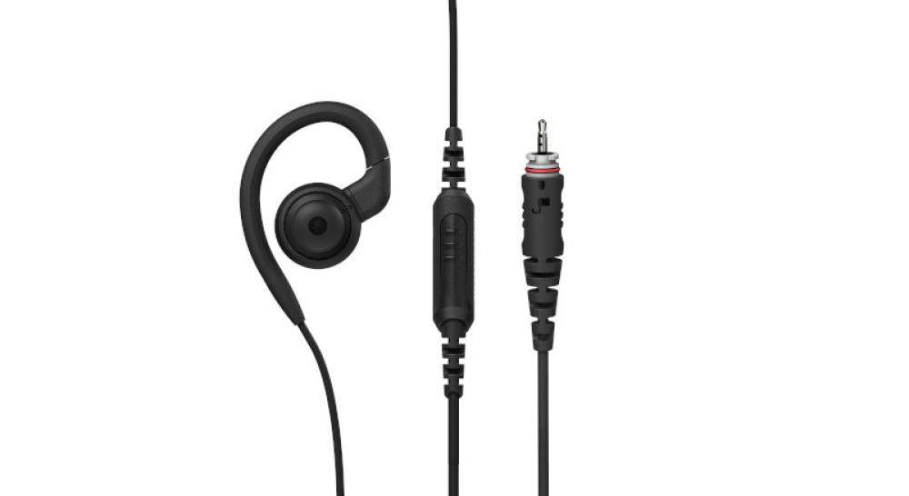 CLPe Over-the-ear Earpiece, Single Pin (short cord)