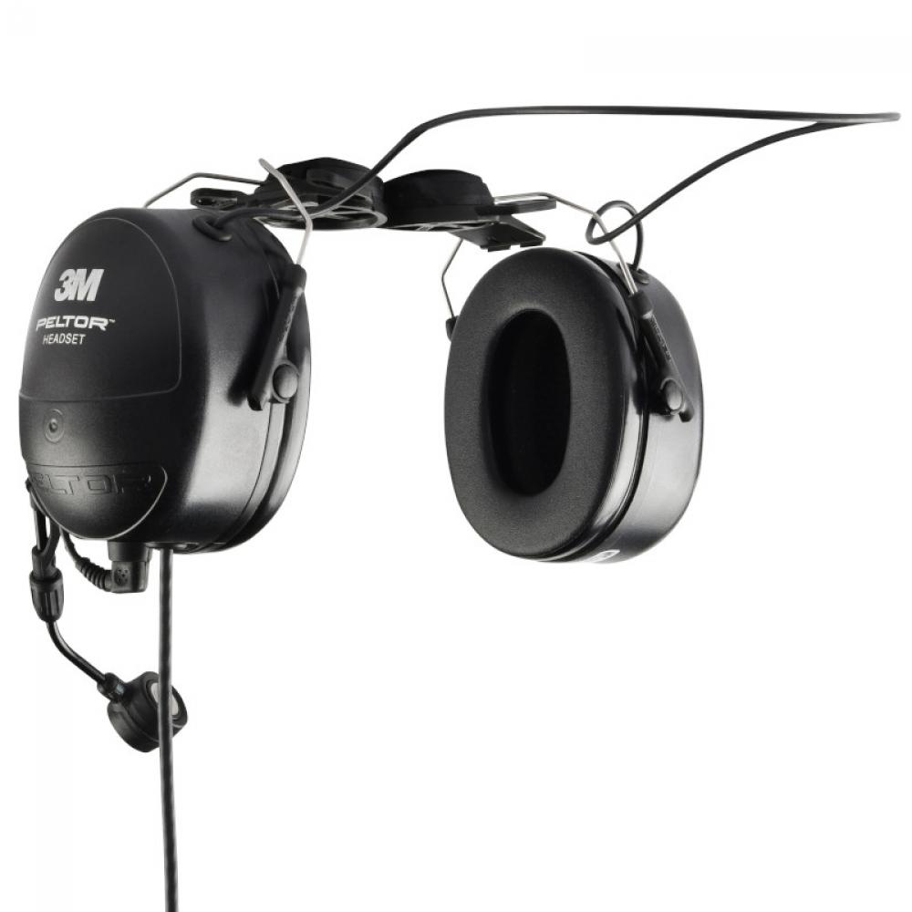 2-Way Hard-Hat Mount Headset, Black