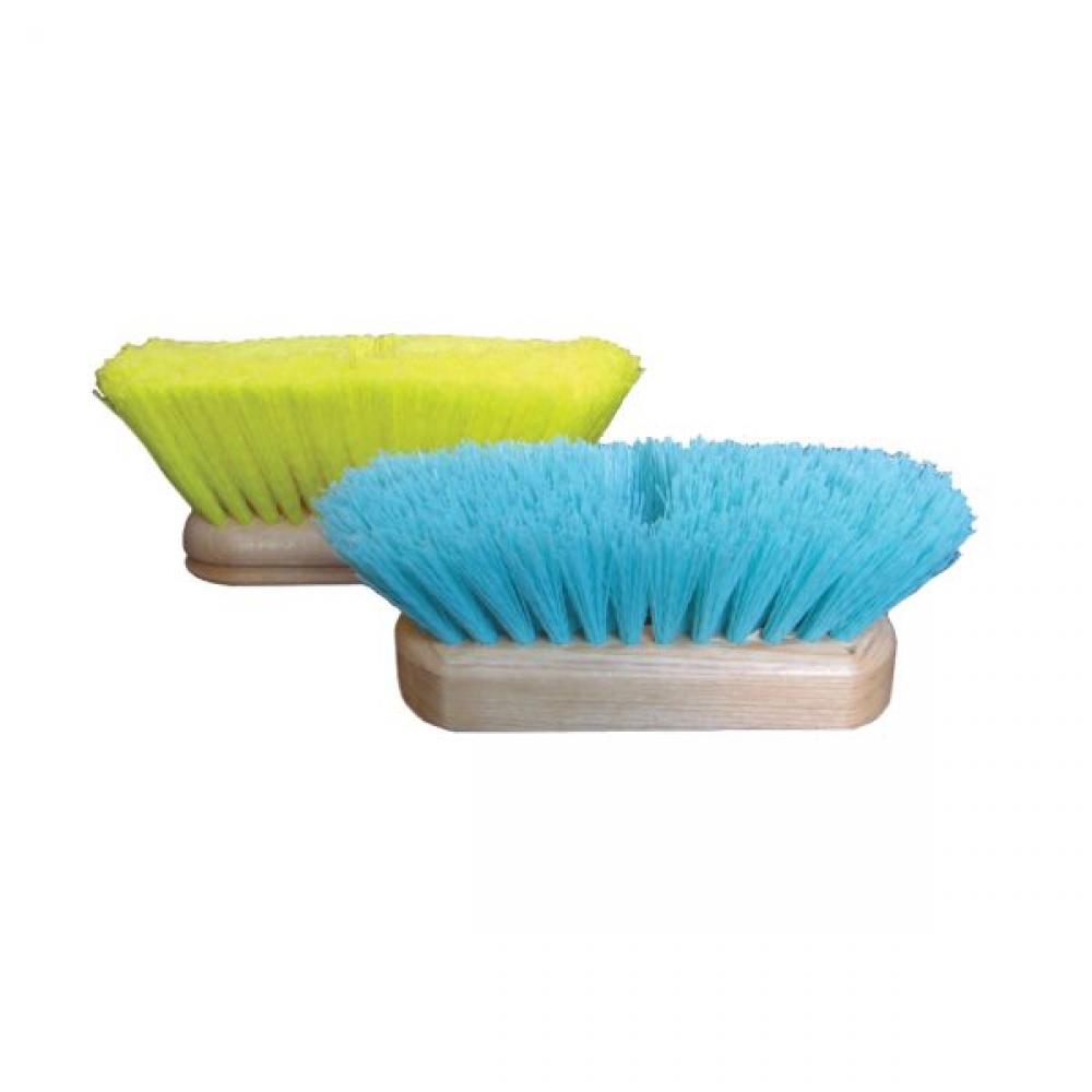 6-3/4&#34; YELLOW BOAT BRUSH HULL 2-1/2&#34; TRIM