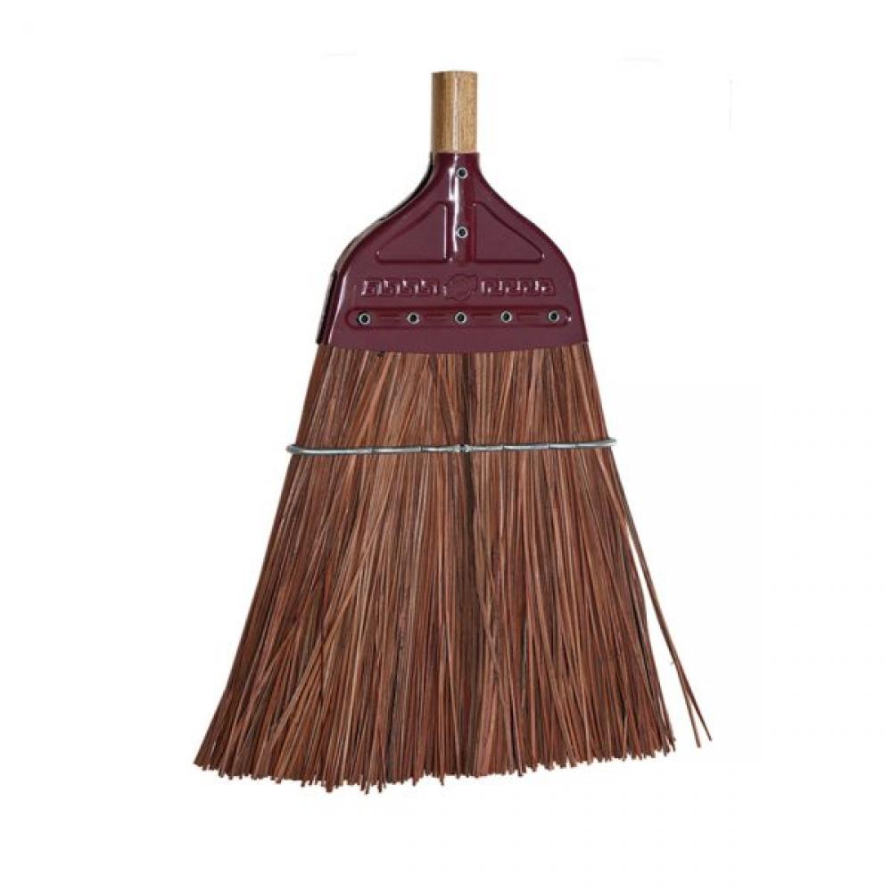 53-3/4&#34; FIRE EATER BROOM w/Palmyra 9-1/2&#34; Trim