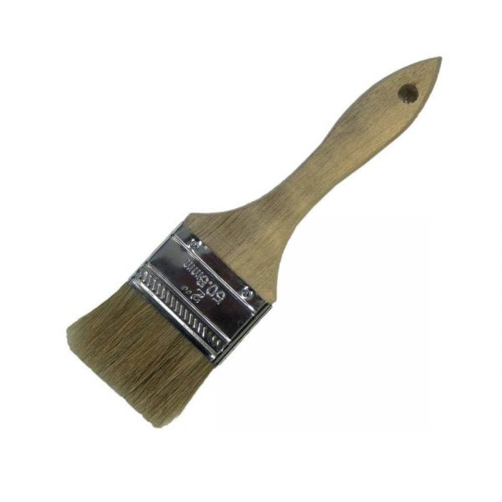 4 inch Imported Chip Brush, White Bristle, Wood Handle, 1-1/2 inch Trim