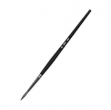 Felton Brushes 10599 - WATER SABLE #5 Artist Precision, Red Sable, Wood Handle, 11/16 inch Trim