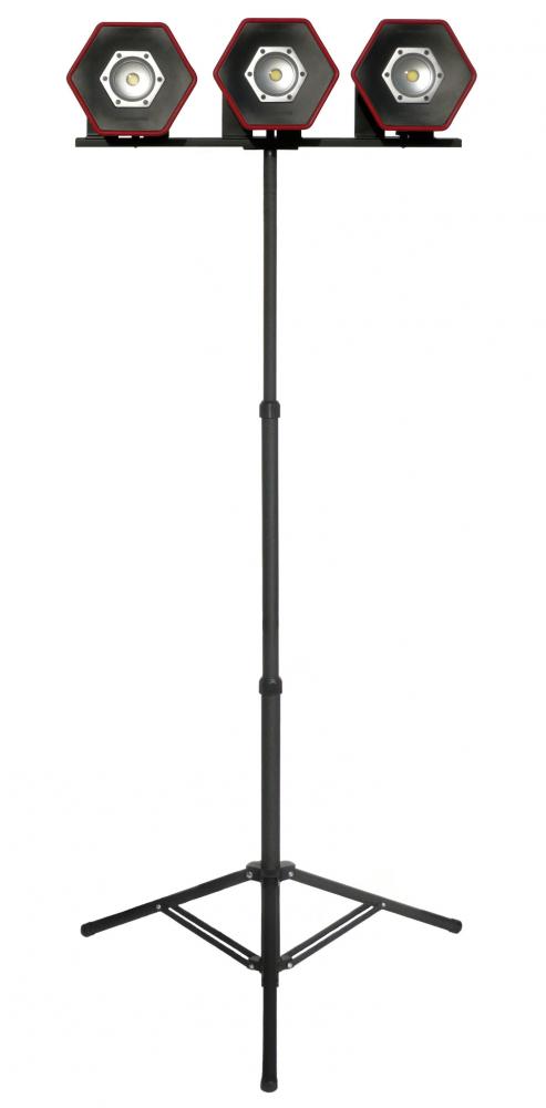 LUMENATOR® Series Triple Head Tripod (folded)