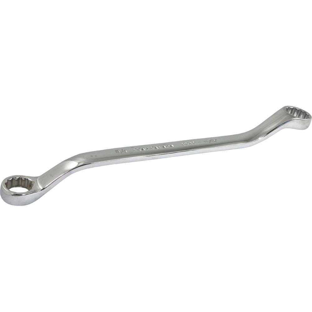 5/8&#34; X 11/16&#34; 12 Point, Mirror Chrome Box End Wrench