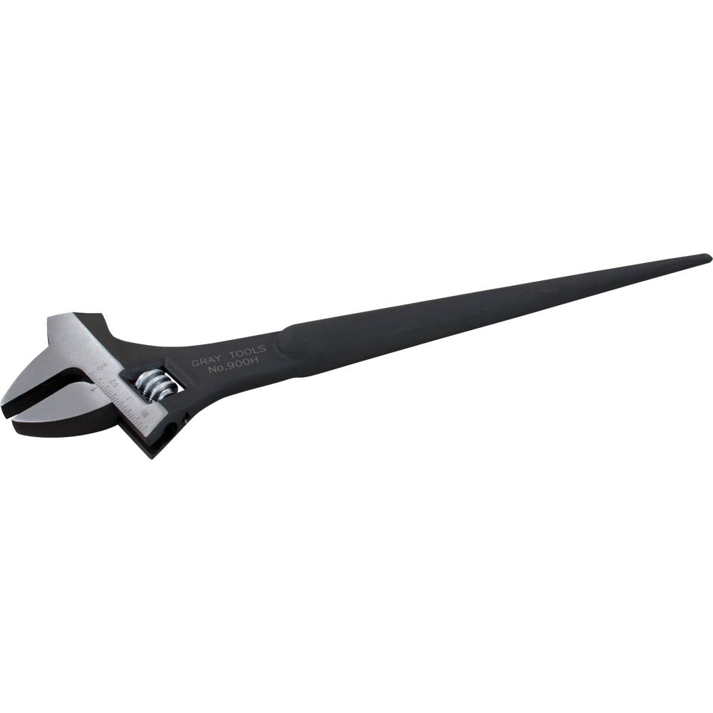 Adjustable Structural Wrench With Side Hammer, 15&#34; Long, 1-13/16&#34; Jaw