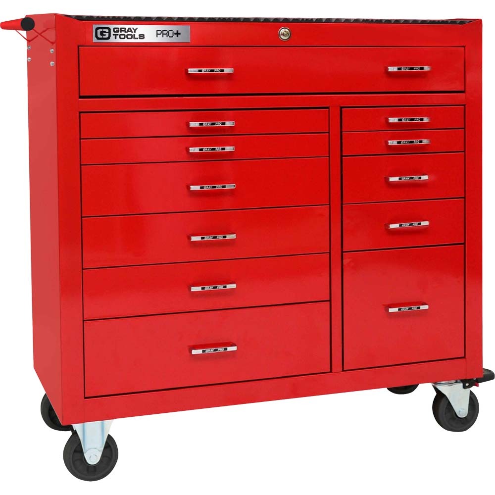 PRO+ Series 42&#34; Roller Cabinet With 12 Drawers