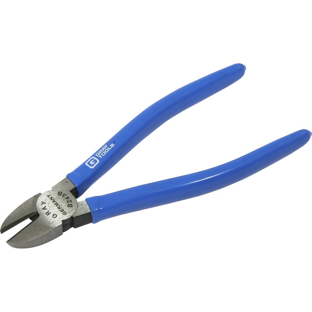 7-1/2&#34; Side Cutting, Diamond Slim Nose Pliers, With Vinyl Grips, 1&#34; Jaw