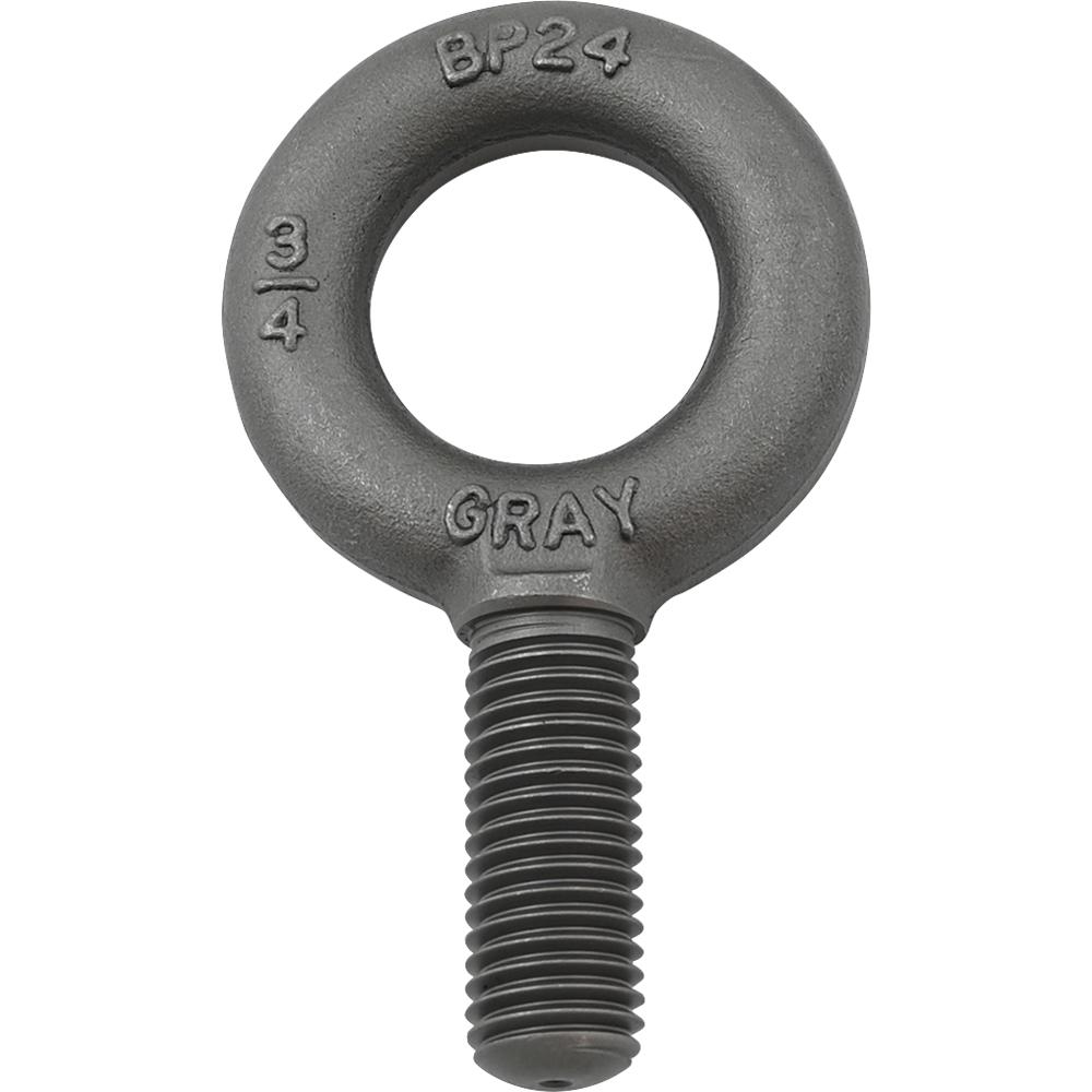 3/4-10 Plain Pattern Eye Bolt, 2&#34; Shank