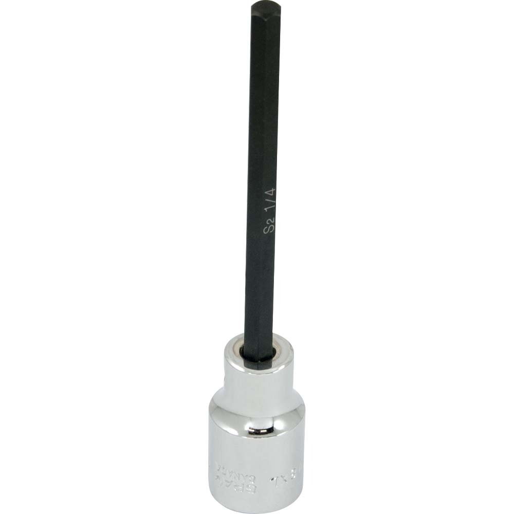 1/4&#34; X 1/2&#34; Drive, Extra Long Hex Head, Chrome Finish Socket