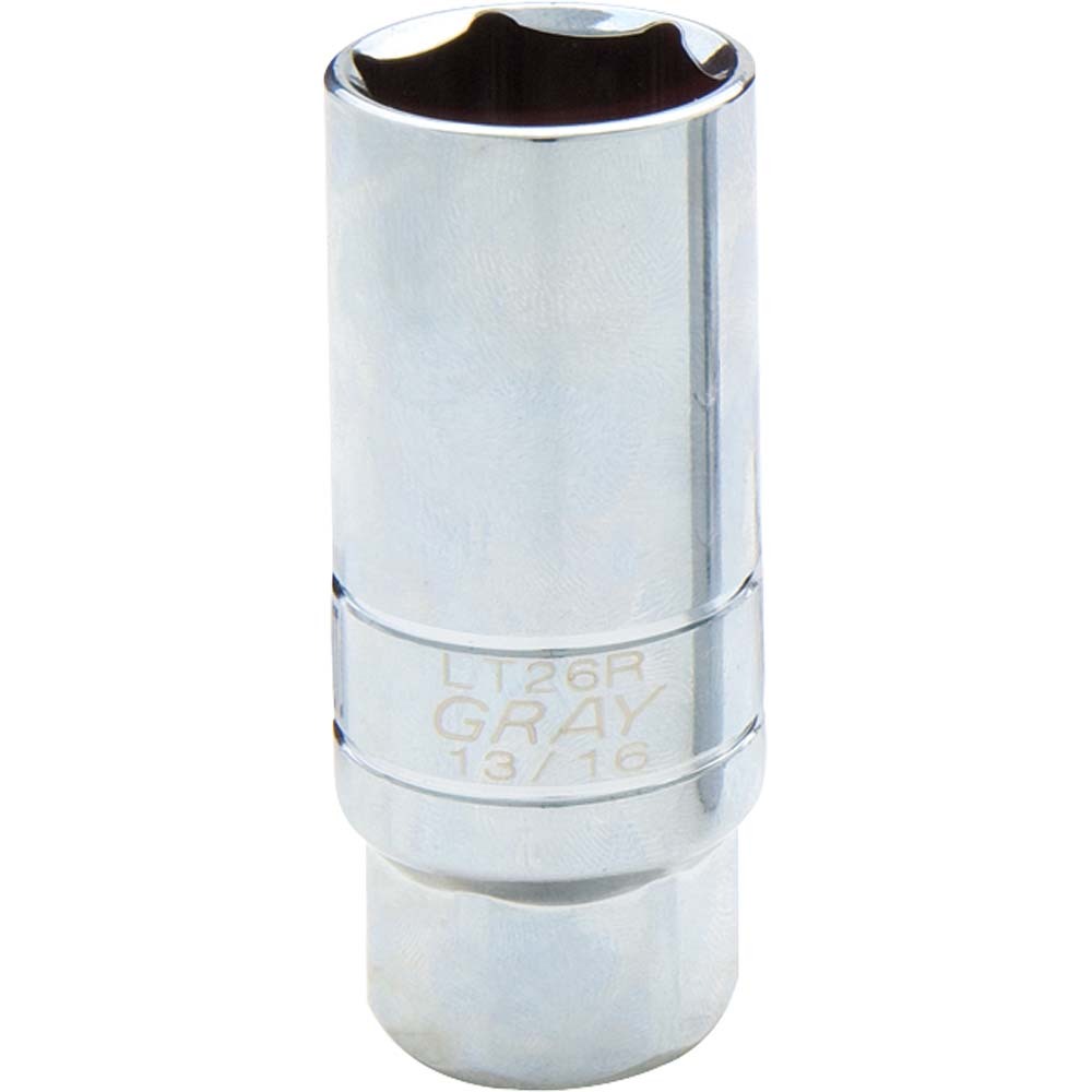 3/8&#34; Drive, 13/16&#34; Spark Plug Socket, Chrome Finish