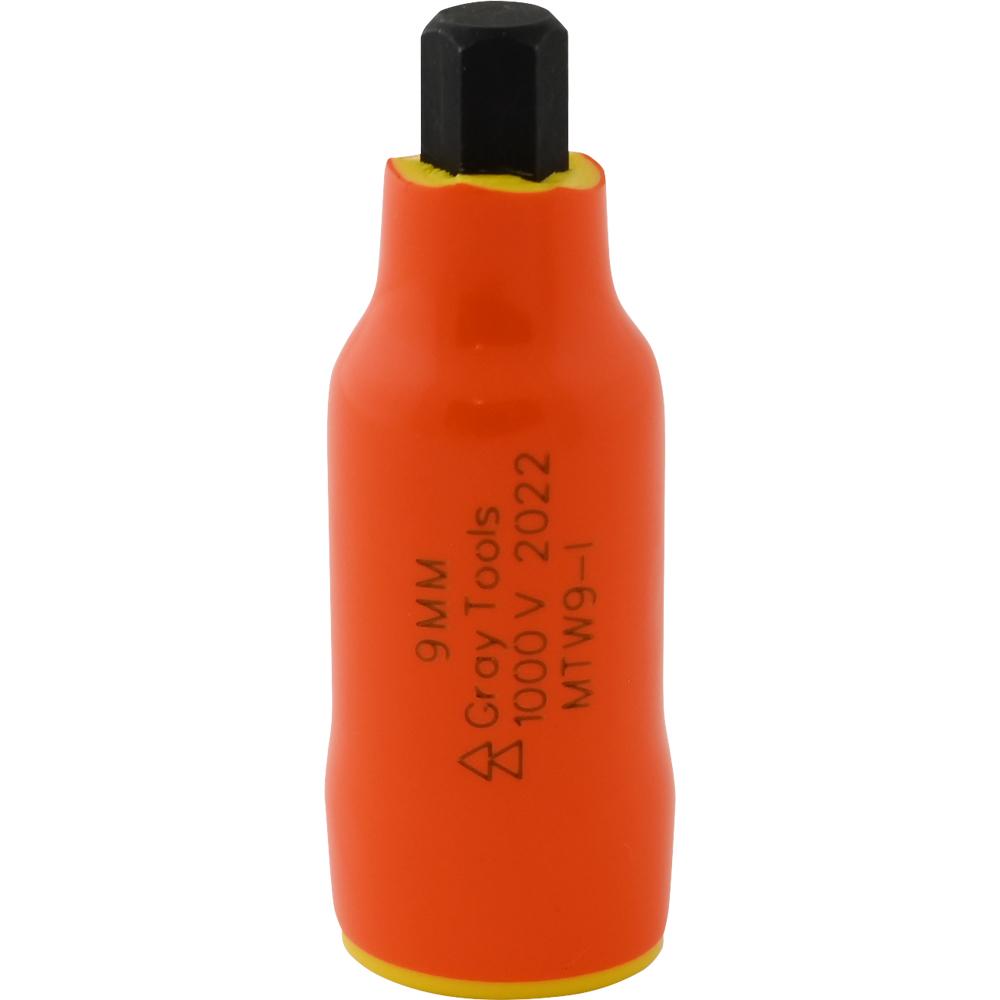 9mm X 3/8&#34; Drive Standard Length Hex Head, 1000V Insulated Socket