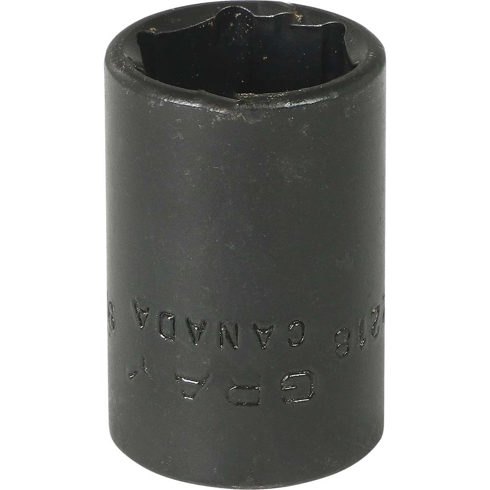 9/16&#34; X 3/8&#34; Drive, 6 Point Regular Length, Impact Socket