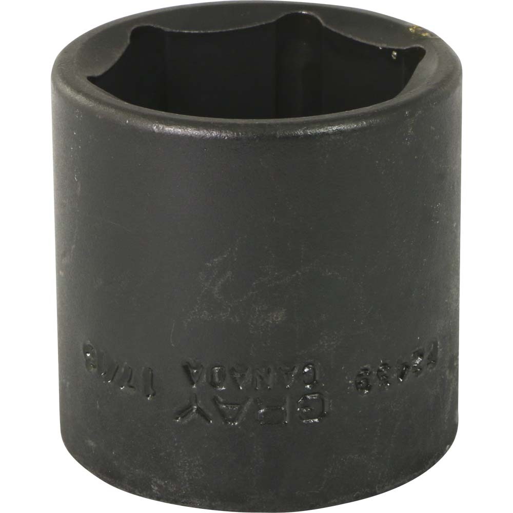 1-7/16&#34; X 1/2&#34; Drive, 6 Point Regular Length, Impact Socket