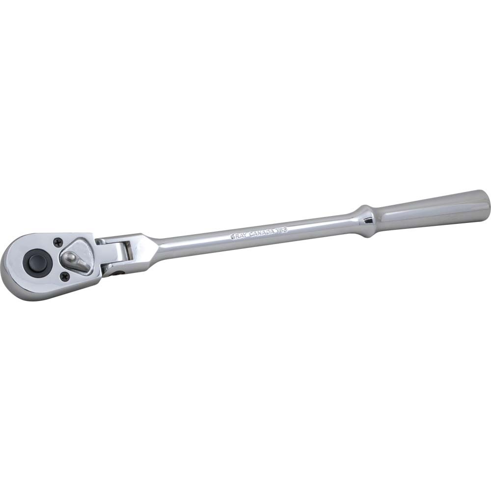 3/8&#34; Drive 45 Tooth Chrome Reversible Ratchet, Flexible Head, 11-3/8&#34; Long