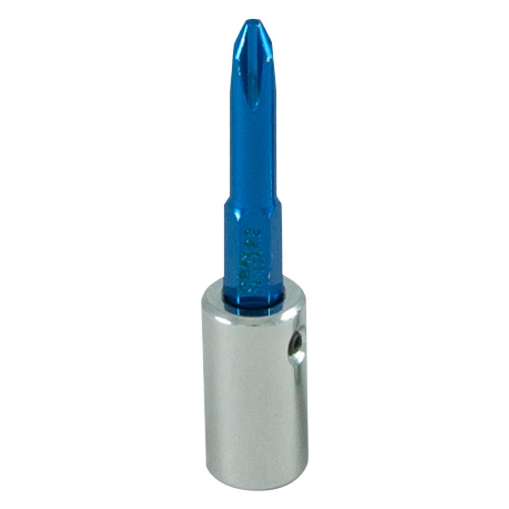 1/4&#34; Drive Phillips® Bit Socket, No 2L, Chrome Finish Socket