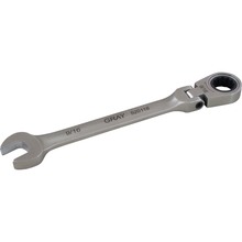 Gray Tools 520118 - 9/16" Combination Flex Head Ratcheting Wrench, Stainless Steel Finish