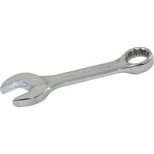 Gray Tools 64219 - 19mm Stubby Combination Wrench, 12 Point, Mirror Chrome Finish