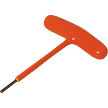 Gray Tools 67625-I - 2.5mm T-handle S2 Hex Key, 1000V Insulated