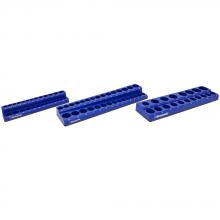 Gray Tools D029200 - 3 Piece Metric Magnetic Socket Organizer Set