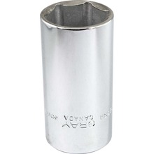 Gray Tools MD1230H - 30mm X 1/2" Drive 6 Point, Deep Length, Chrome Finish Socket