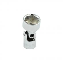 Gray Tools MTF19HA - 19mm X 3/8" Drive, 6 Point Universal Joint Socket, Chrome Finish