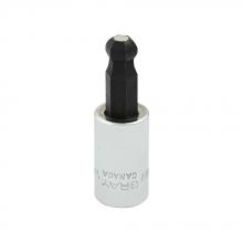 Gray Tools MTW9M - 9mm X 3/8" Drive, Standard Length Magnetic Hex Head, Chrome Finish Socket