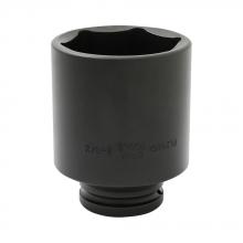 Gray Tools PL2680 - 2-1/2" X 3/4" Drive, 6 Point Deep Length, Black Impact Socket