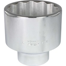 Gray Tools X96 - 3" X 1" Drive 12 Point, Standard Length, Chrome Finish Socket