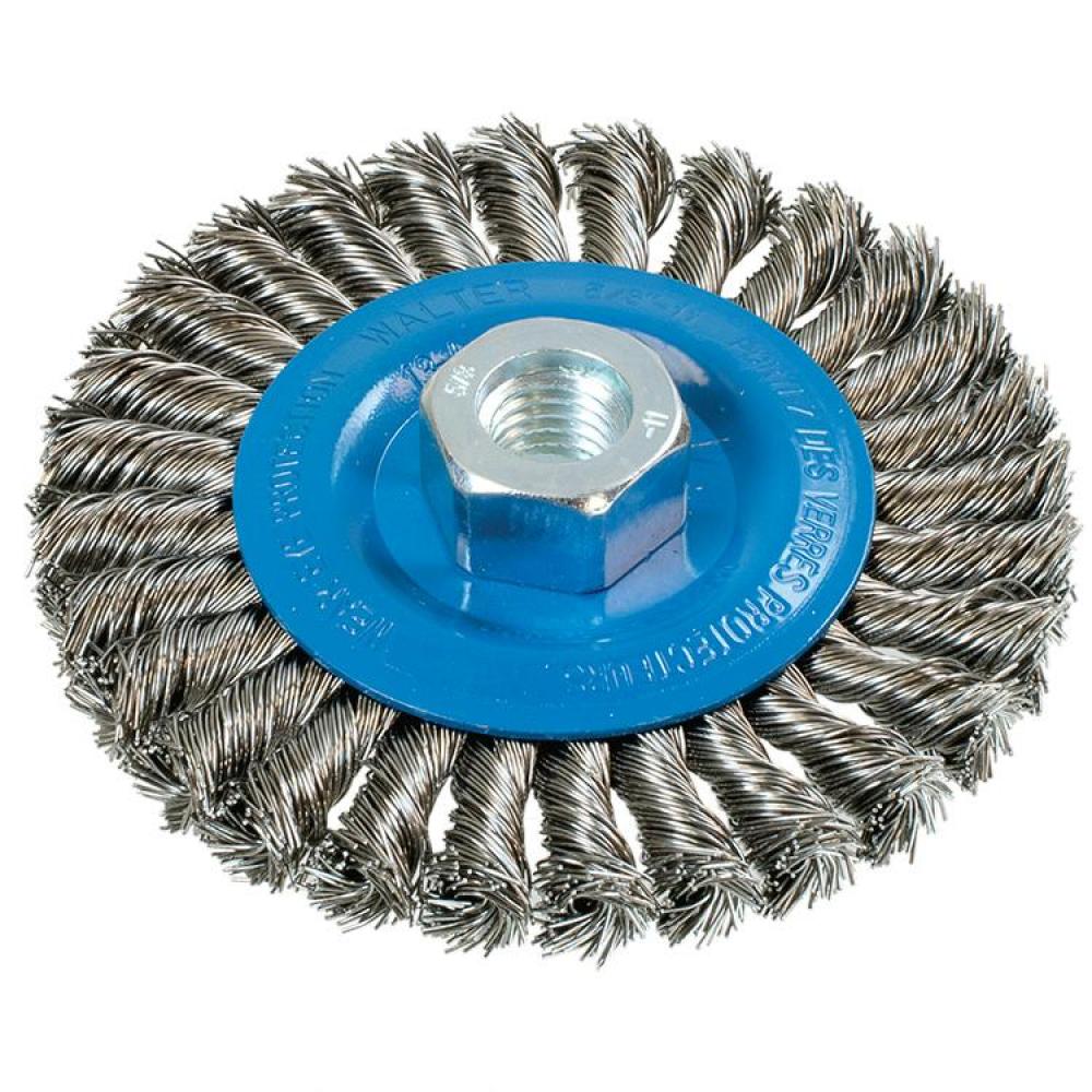 WALTER 4-1/2X1/4X5/8-11 SS BRUSH
