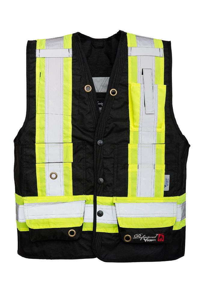 Viking Professional &#34;Journeyman 300D&#34; Trilobal Rip-stop FR Surveyor Vest