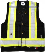 Alliance Mercantile 6165FR-XL - Open Road FR Surveyor Safety Vest- 100% Cotton Treated Fabric