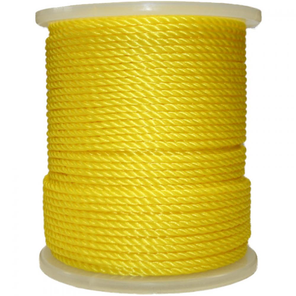 ROPE POLYPROPYLENE TWISTED YELLOW 5/16&#39;&#39; X 975&#39;