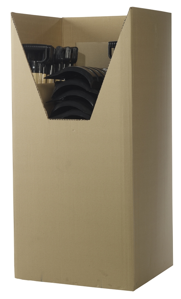 Snow pusher, 18&#34; py blade, harwood hdle, Lynx, bulk packaging