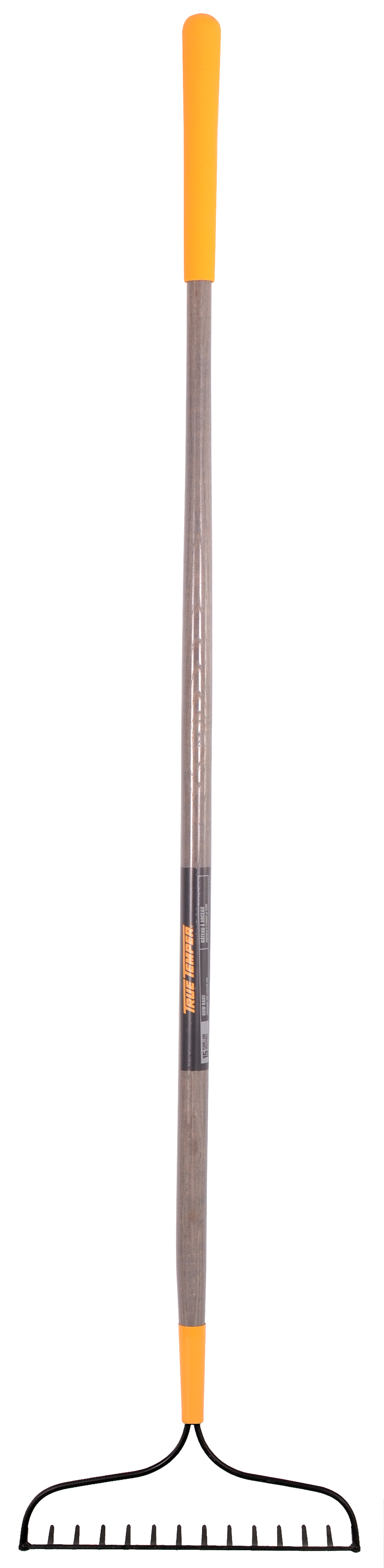 Bow rake, 14 tines, wood handle, TT