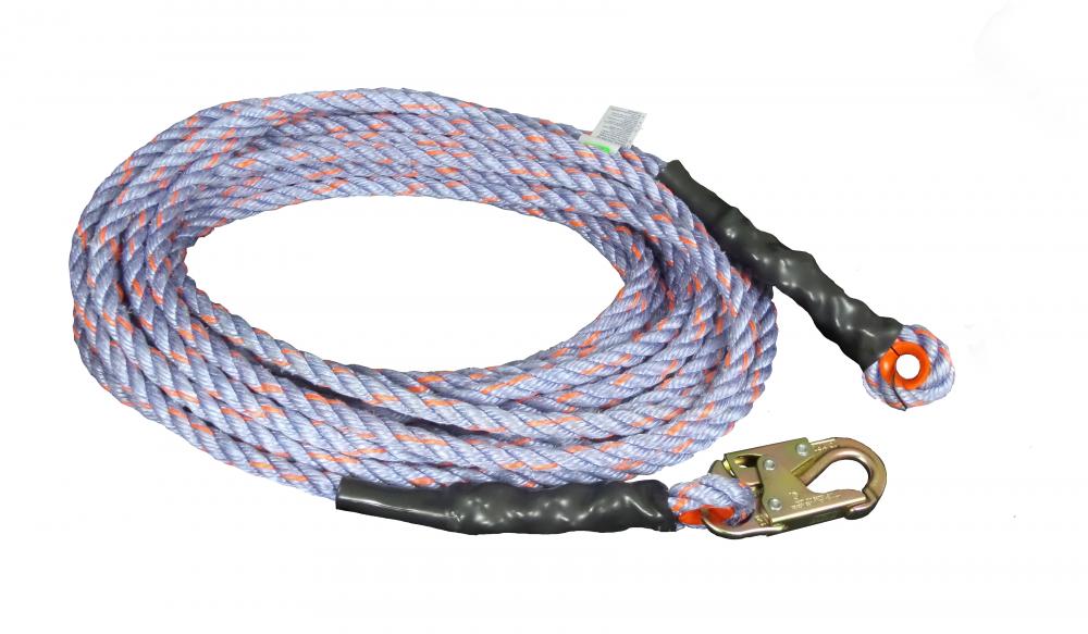 VERTICAL LIFELINE/5/8INX25FT/.75IN HOOK