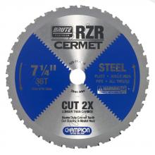 Champion Cutting Tools RZR-714-36-S - Cermet Tipped Circular Saw Blade 7-1/4" (Steel Cutting)