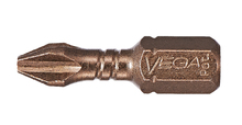 Vega Industries P125P2A-C2 - Vega Impactech Phillips #2 Insert Bit x 1" - Carded