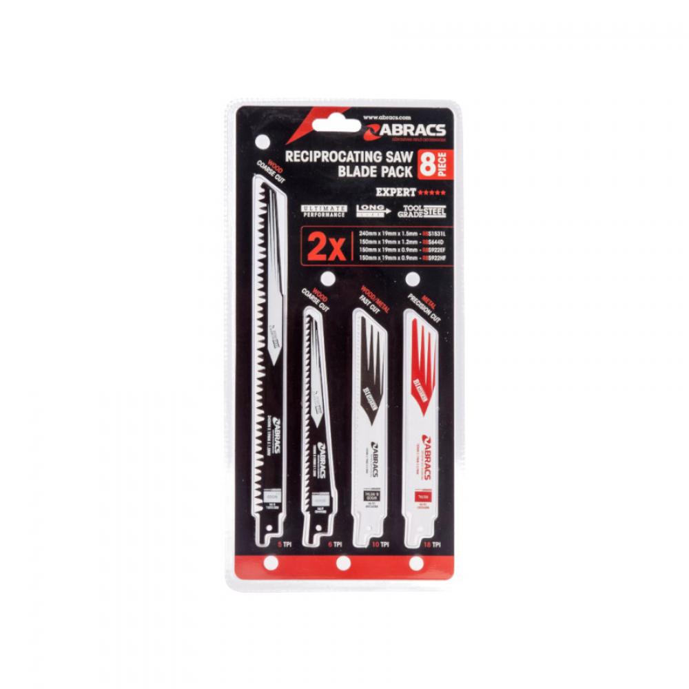 8PC RECIPROCATING SAW BLADE PACK