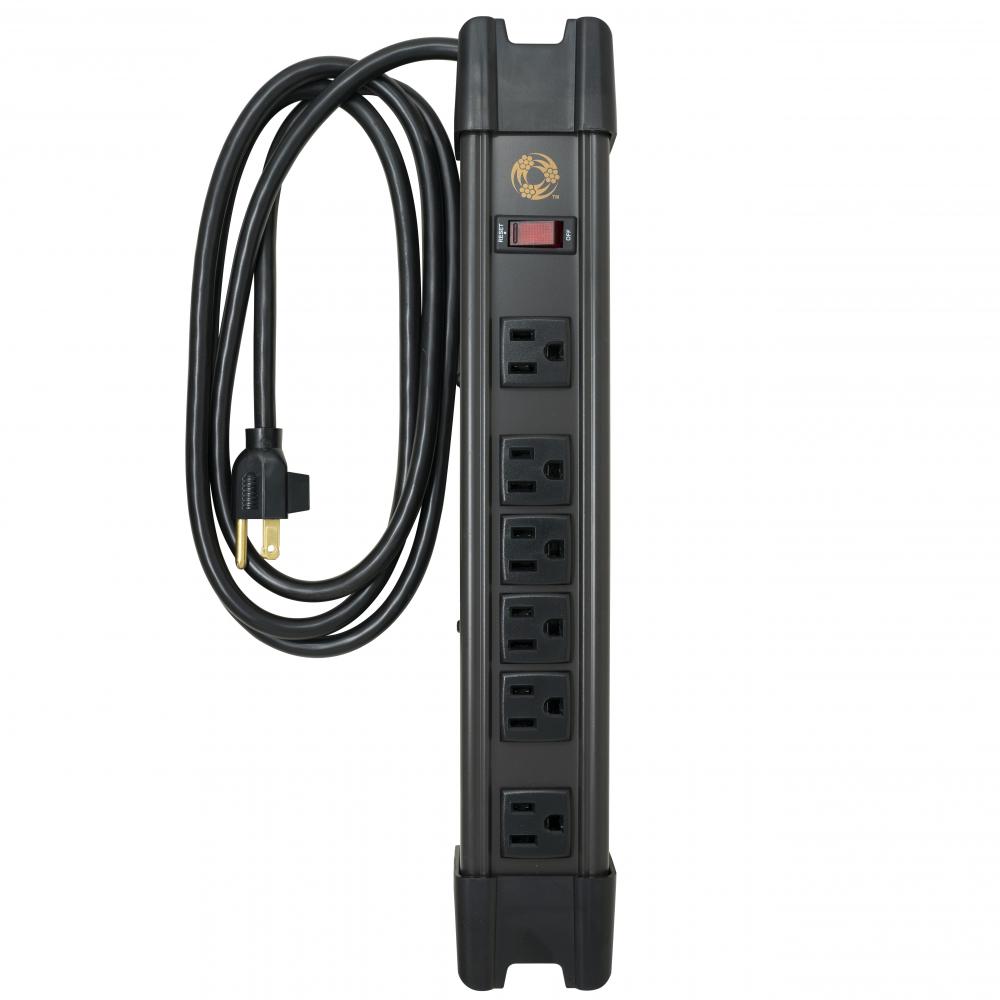 20A 6-OUT PWR STRP NEMA 5-20P&R- 6&#39; 12/3