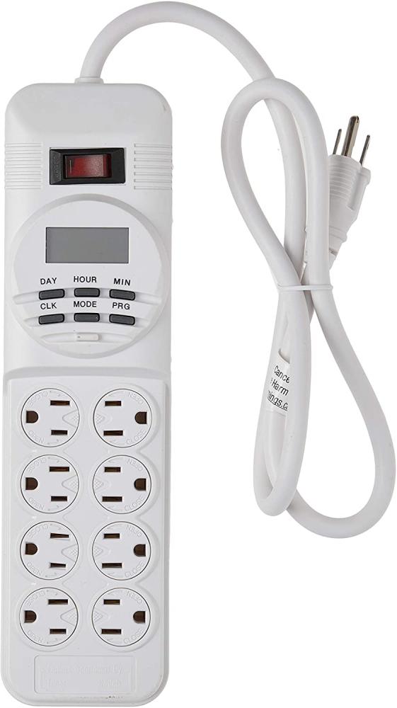 POWERSTRIP- 8 OUTLET 3&#39; DIGITAL 7 DAY
