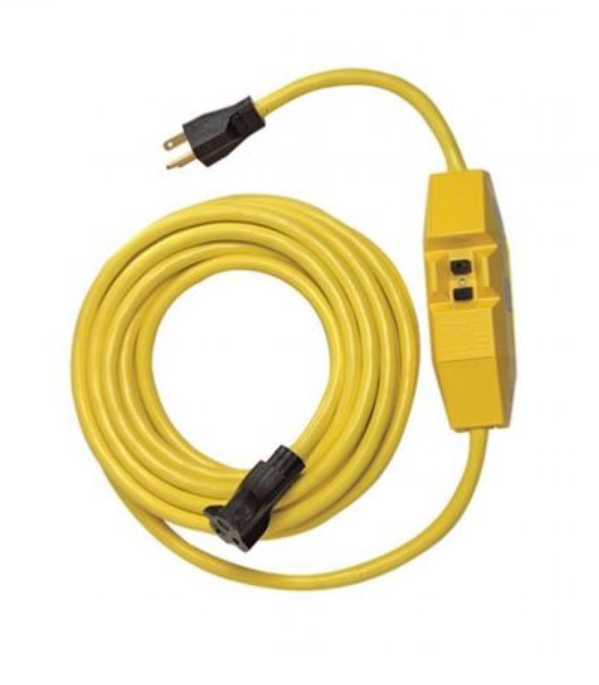 EXTCORD- 14/3 SJTW 25&#39; YELLOW LE YJ