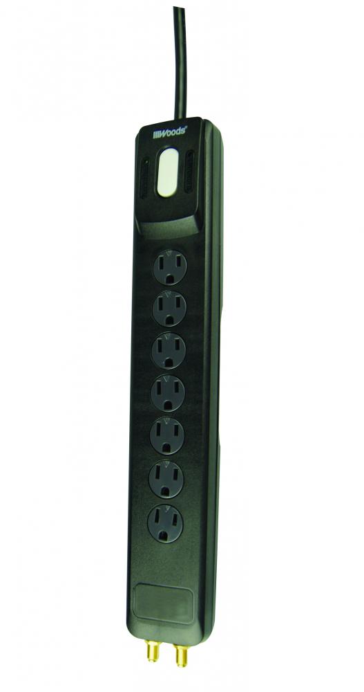 SURGE- PROTECTOR 7-OUT COAX 2480J 6&#39; RS
