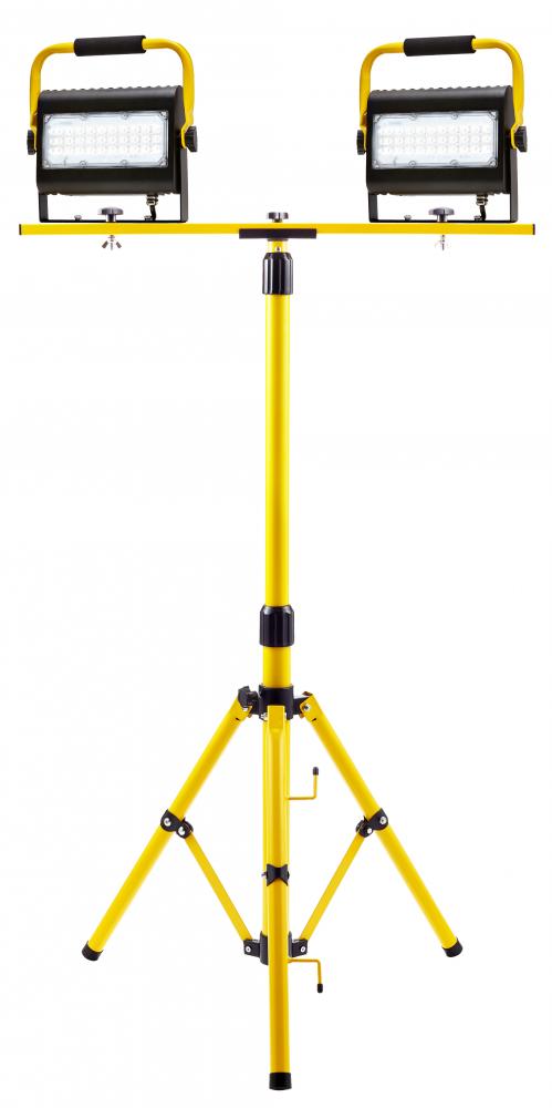 SLIM LED W-LIGHT 50W- DUAL W/ TRIPOD
