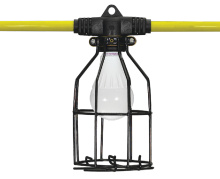 Southwire 121050 - 12/3 50FT METAL CAGE LED STRING LIGHT