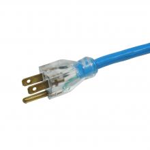 Southwire 032678806 - CORD, HV/LT 14/3 25' SJTW T-S BLUE
