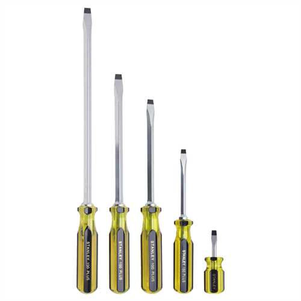 5 piece 100 Plus(TM) Screwdriver Set